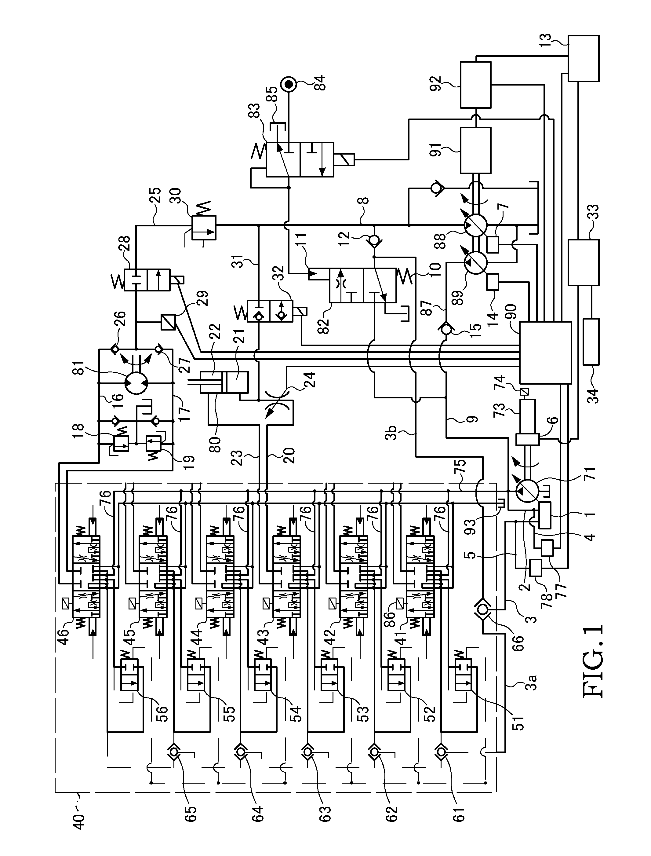 Control device for hybrid construction machine