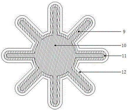 Multilayer nano-composite electrode for lithium ion battery and preparation method thereof