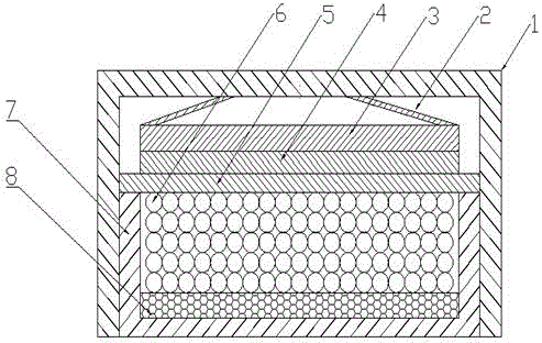 Multilayer nano-composite electrode for lithium ion battery and preparation method thereof