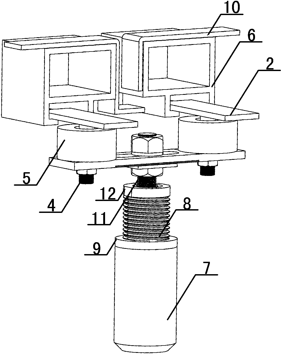 Three-dimensional adjustable metal curtain wall connection system and its construction method