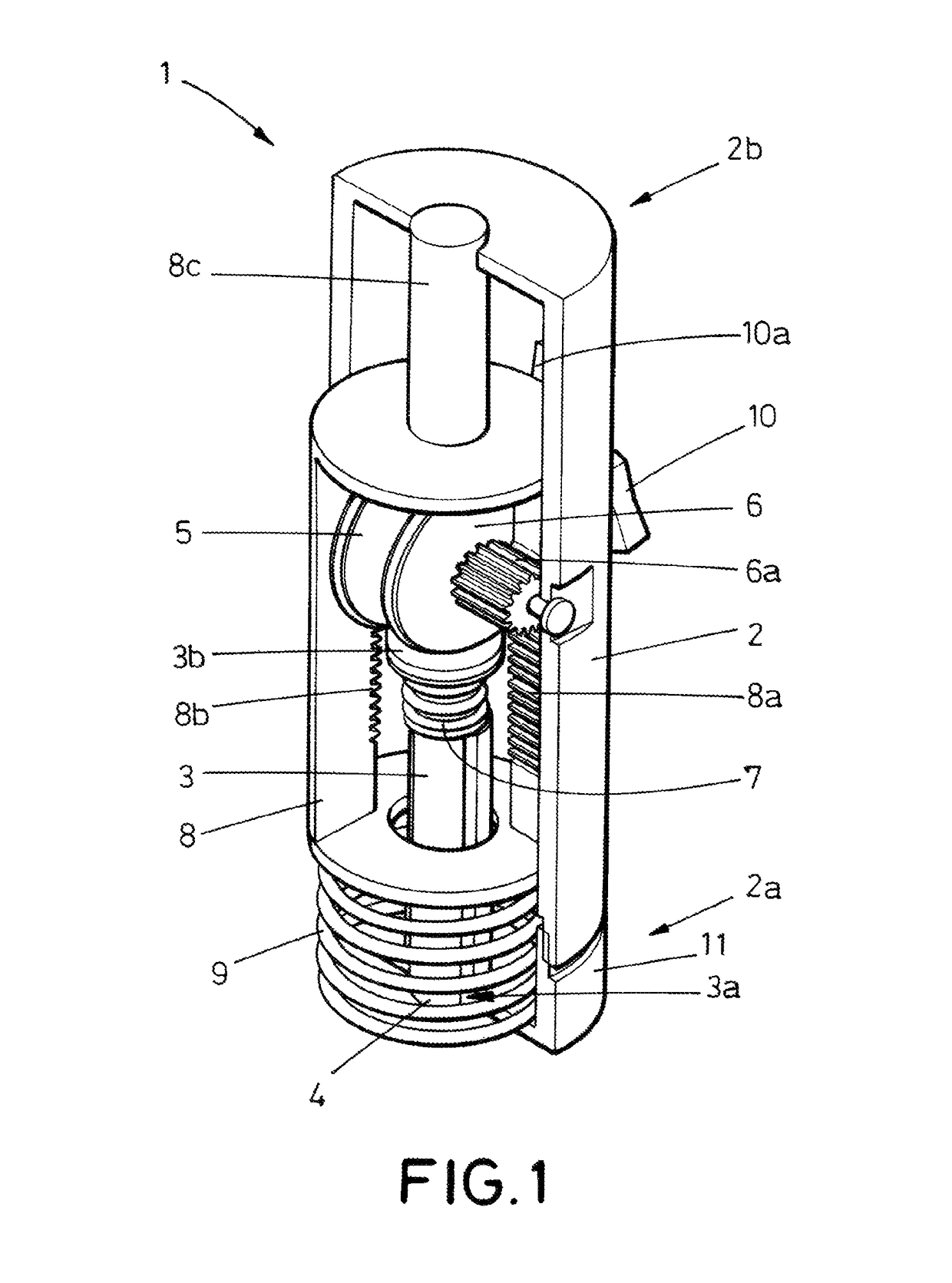 Automatic device for skin biopsies