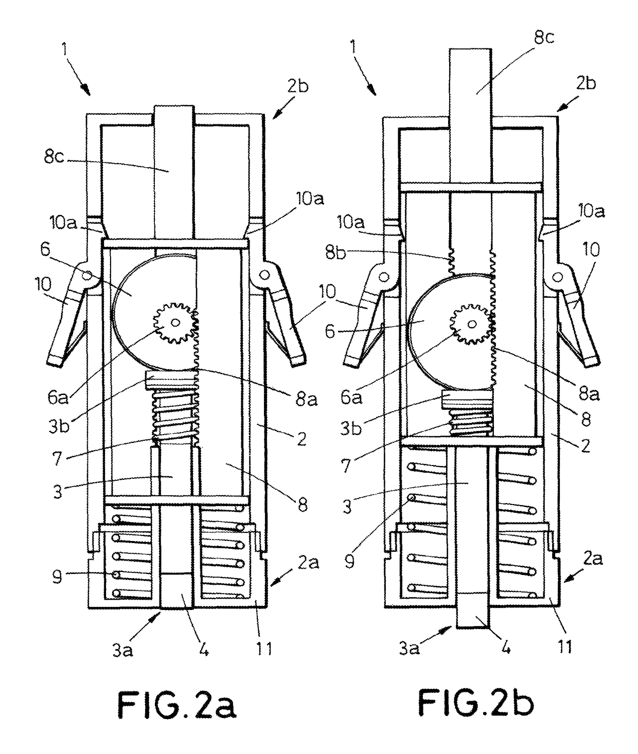 Automatic device for skin biopsies