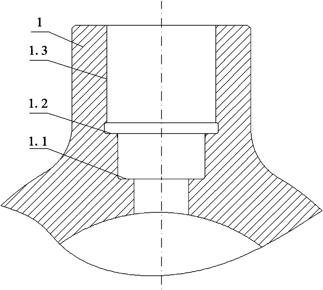 High pressure vessel peeping device