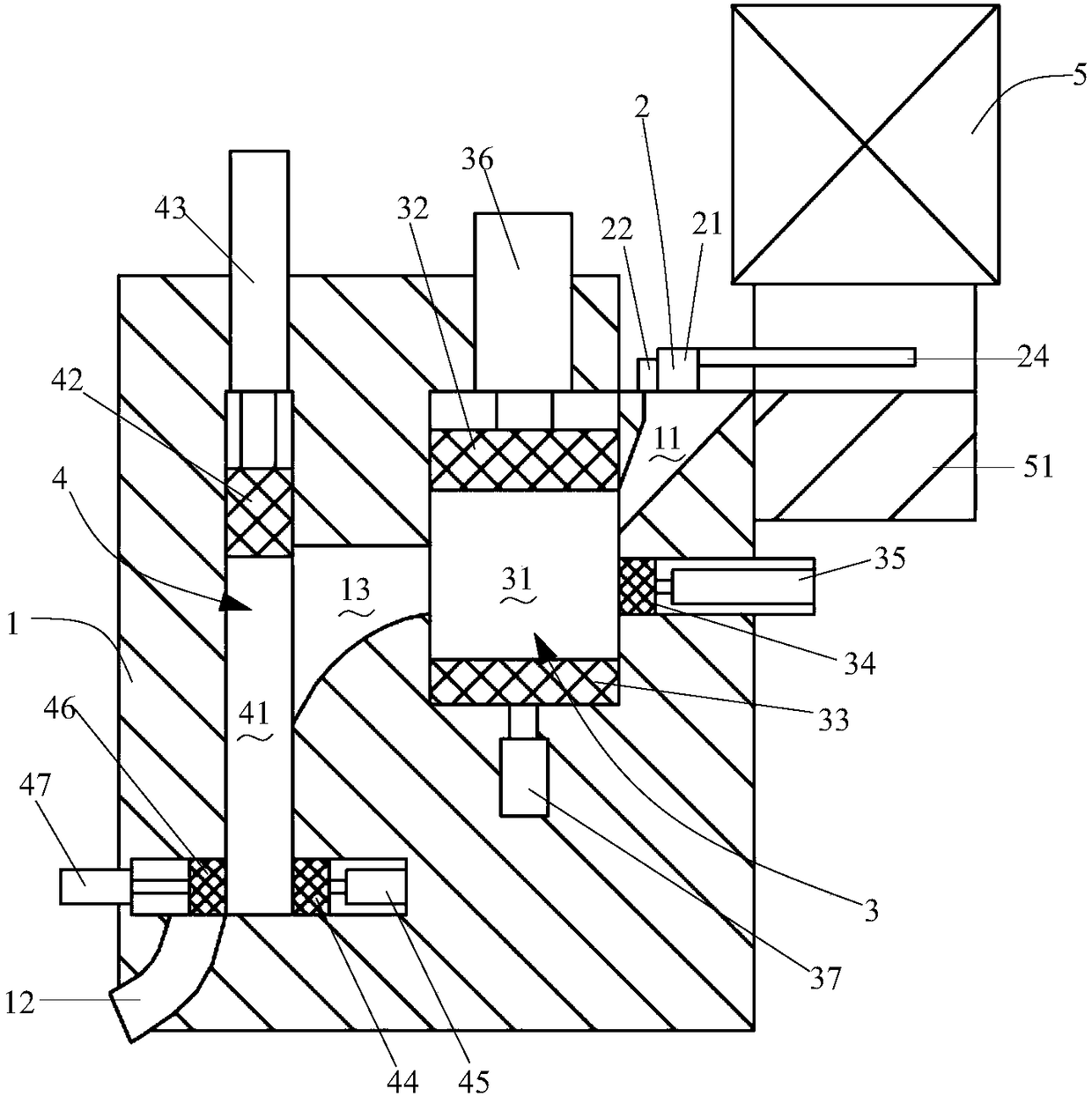 Transformer iron core stamping leftover collection device