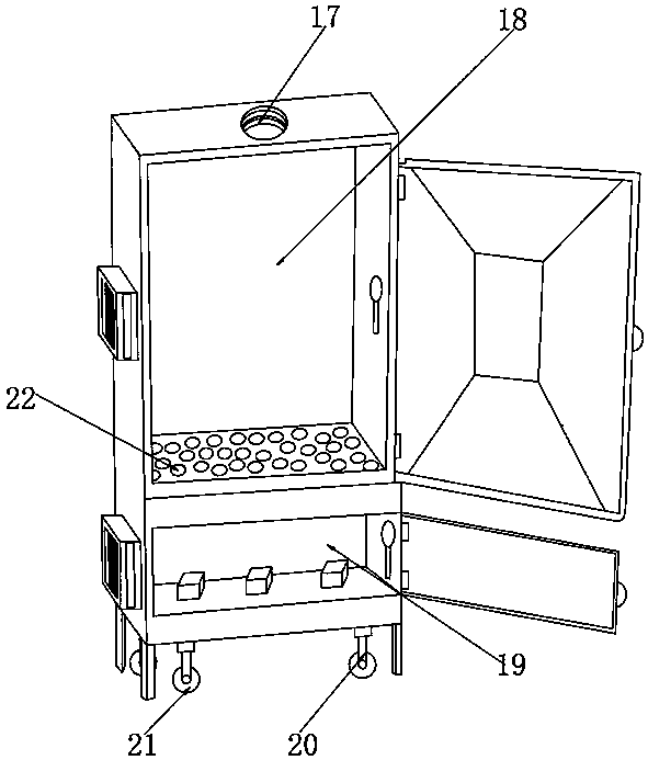 Power distribution cabinet for electrical engineering