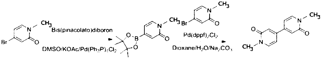 Preparation method of 1,1'-dimethyl-2,2'-diketone-4,4'-dipyridyl