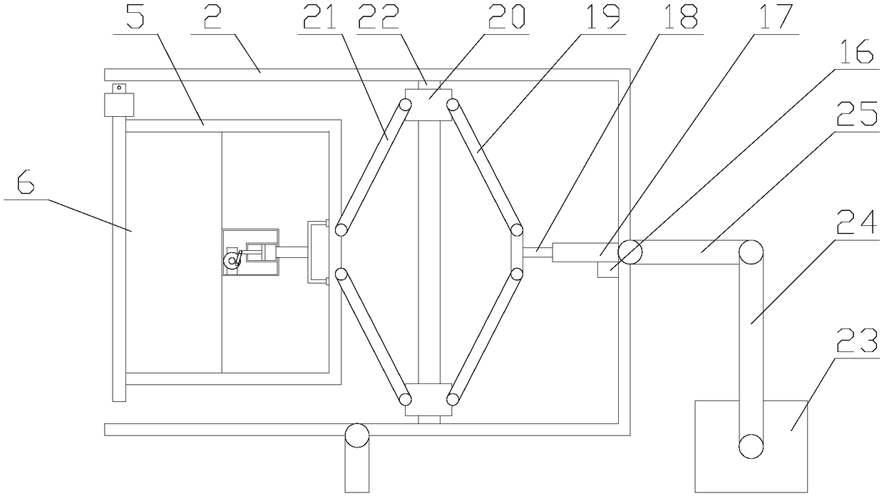 Face recognition device with convenient and fast dismounting and mounting function and good tracking effect