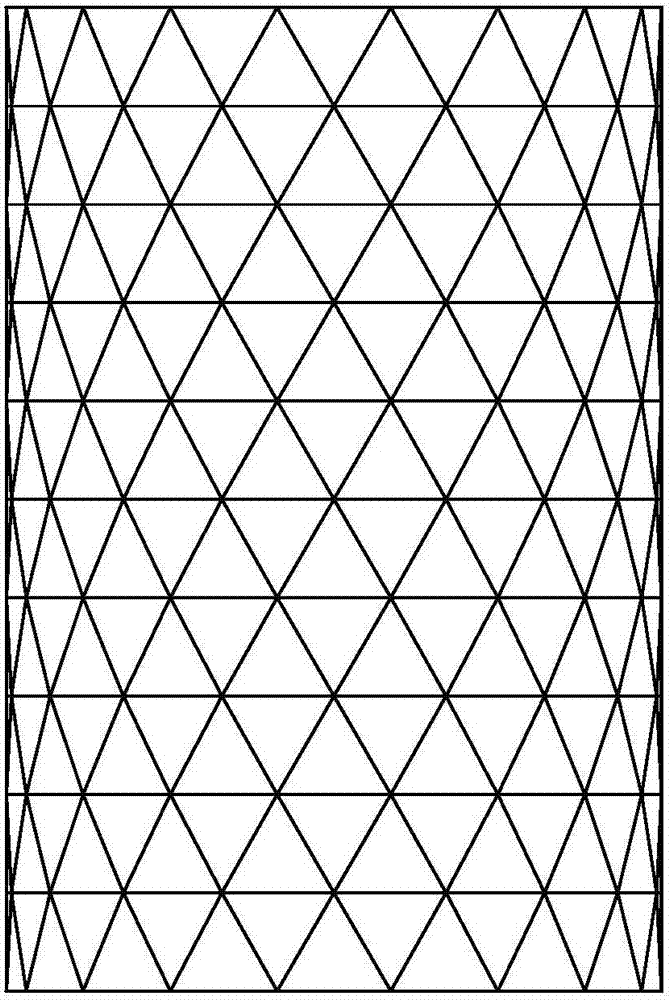 A hybrid structure composed of steel mesh tube, core tube and radial flexible cable tray