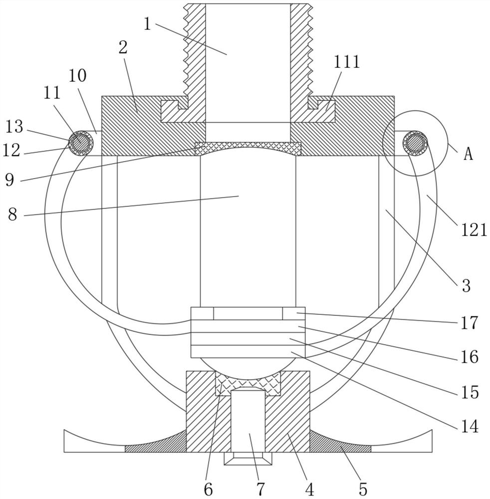 High-efficiency fire-fighting spray head