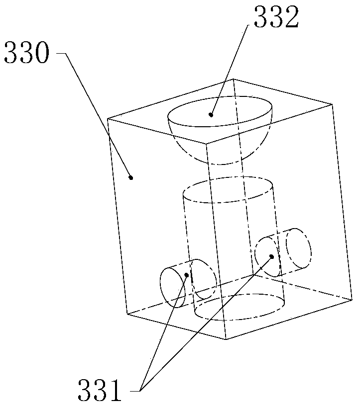 Landscape potted landscape modeling bracket