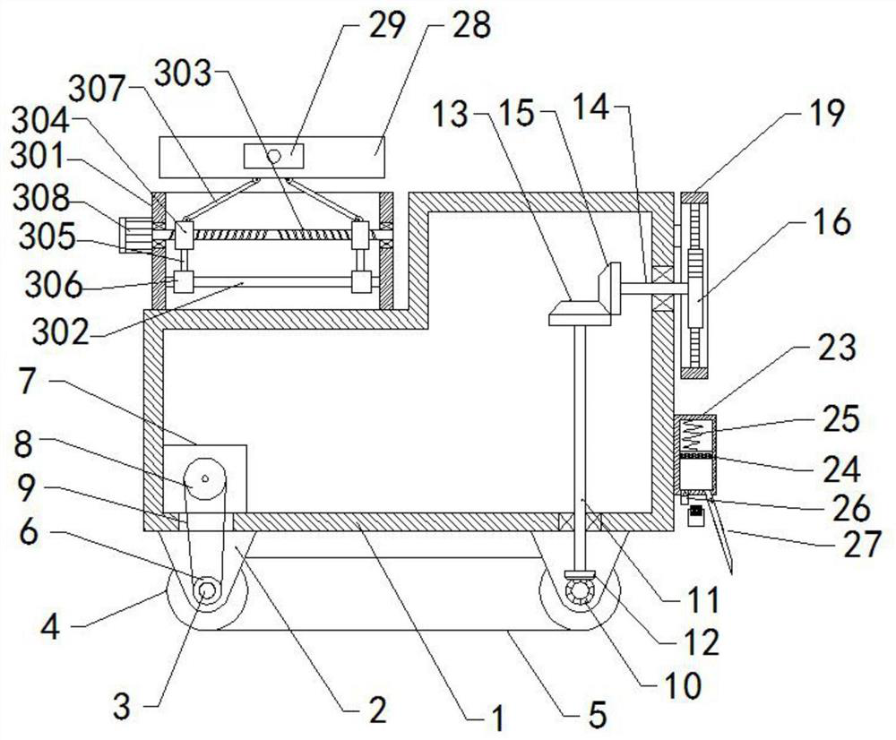 Inspection device for box-type substation