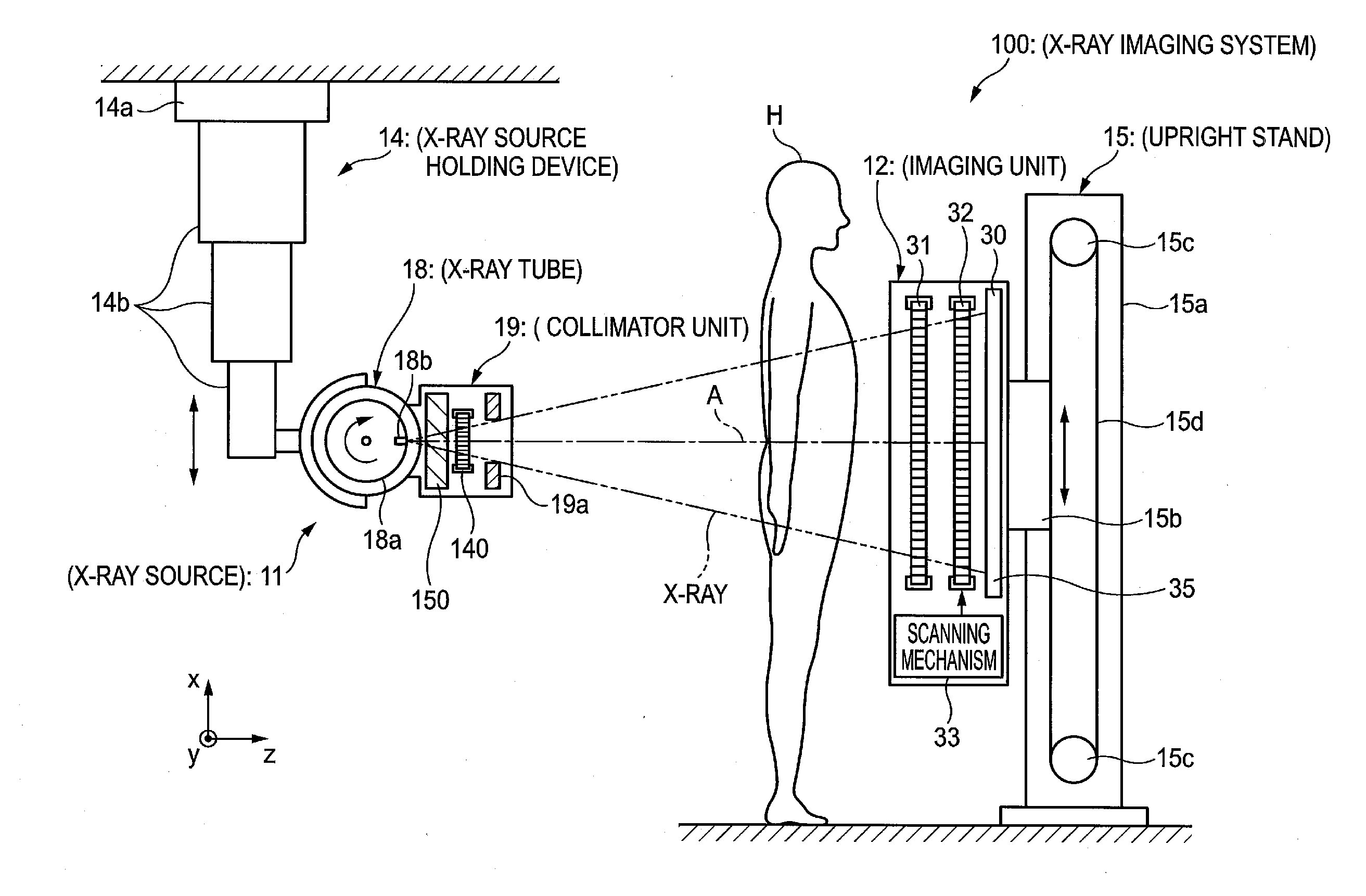 Radiographic apparatus and radiographic system