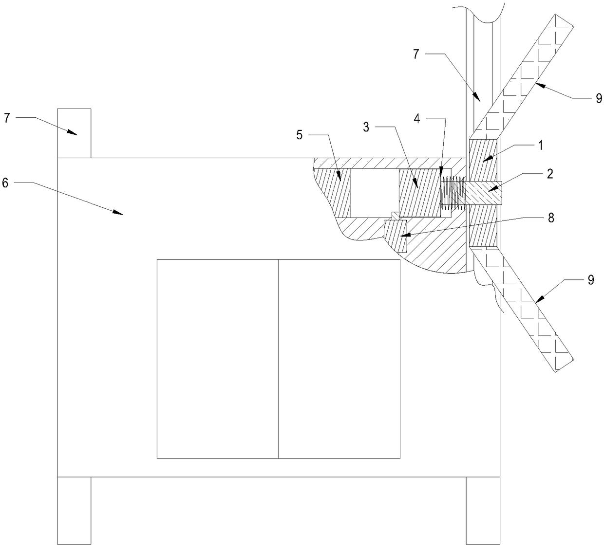 Elevator security rescue system and rescue method based on same