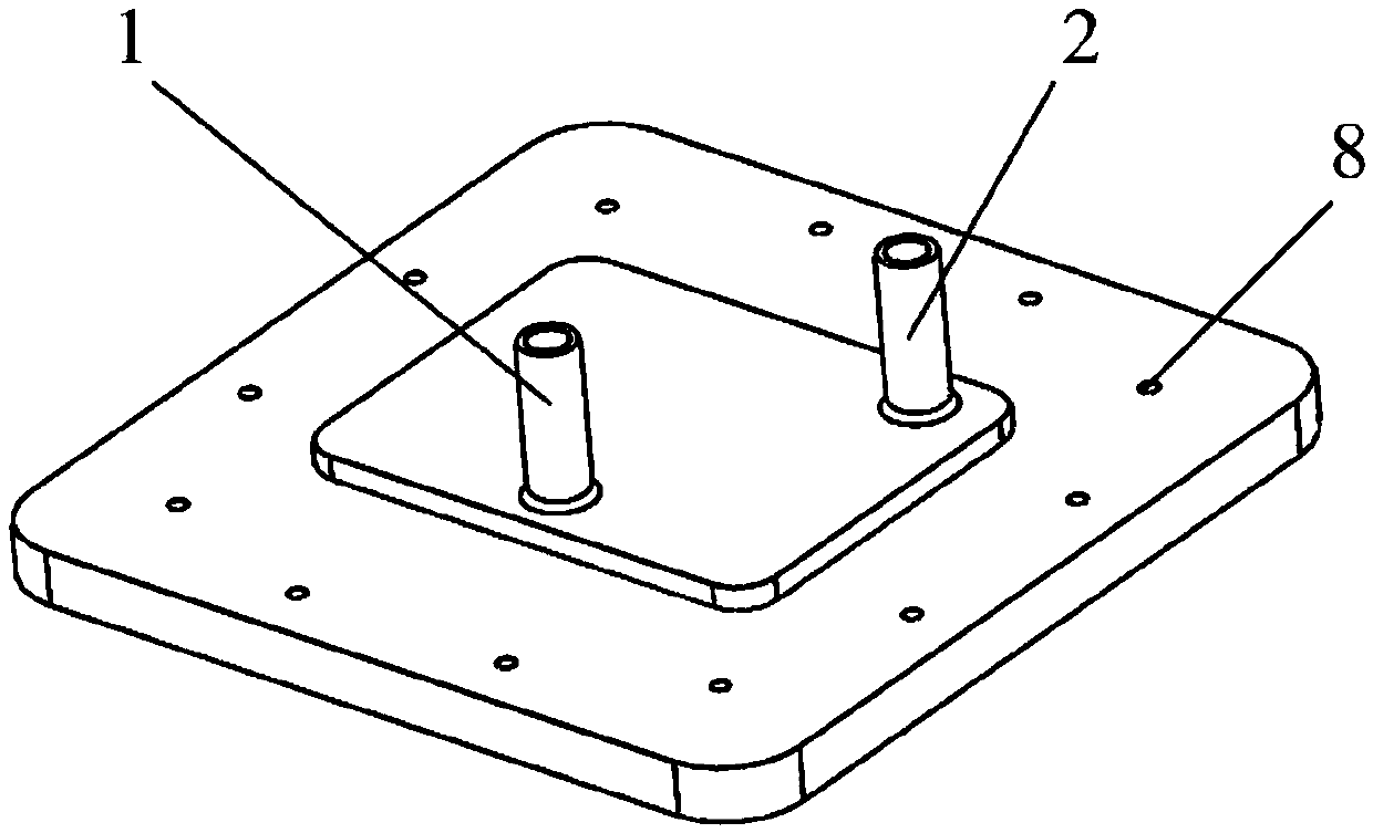 Submerged jet micro-injection direct liquid cooling heat dissipating device