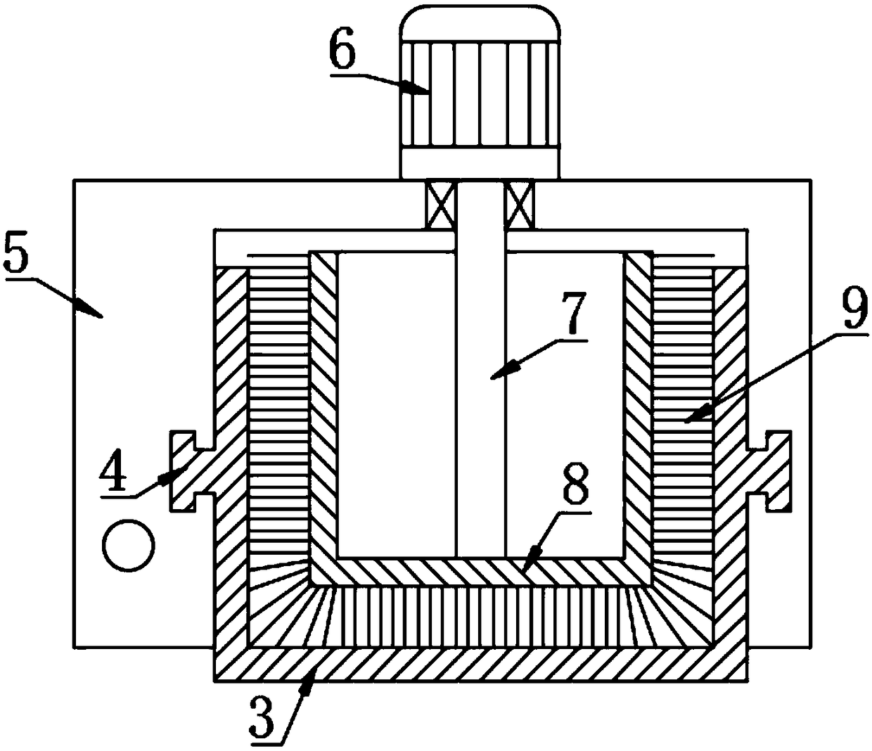 Conveniently cleaned animal husbandry timing water adding drinking trough