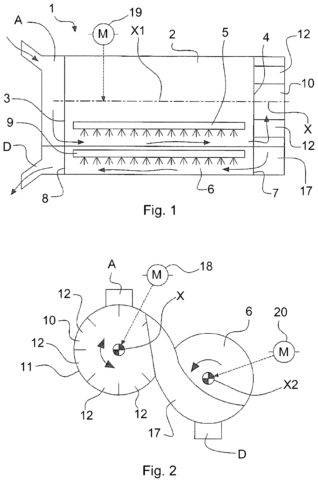 Apparatus and method for coating bulk material