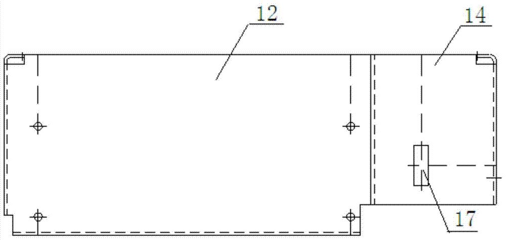 Secondary interlocking bracket for electric control cabinets and aviation plug matched with same