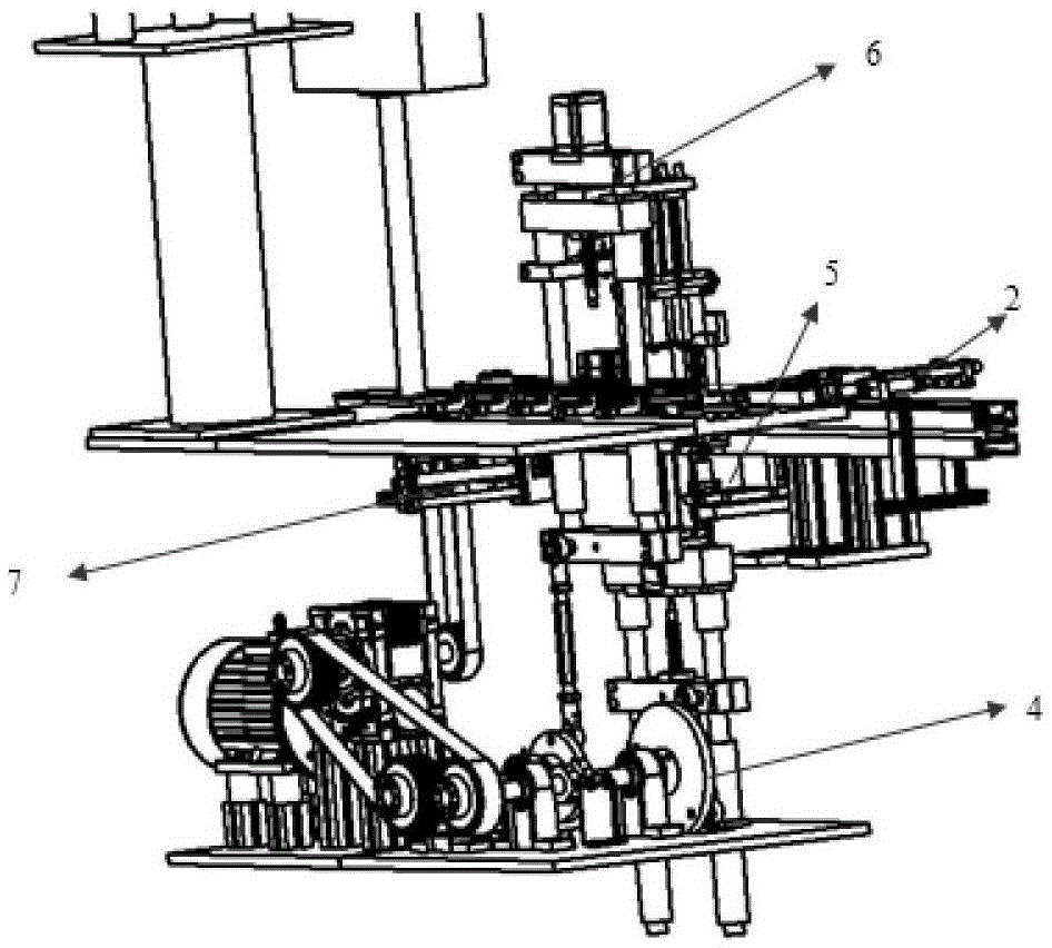 An automatic nail-piercing device compatible with 1-4 pole circuit breakers