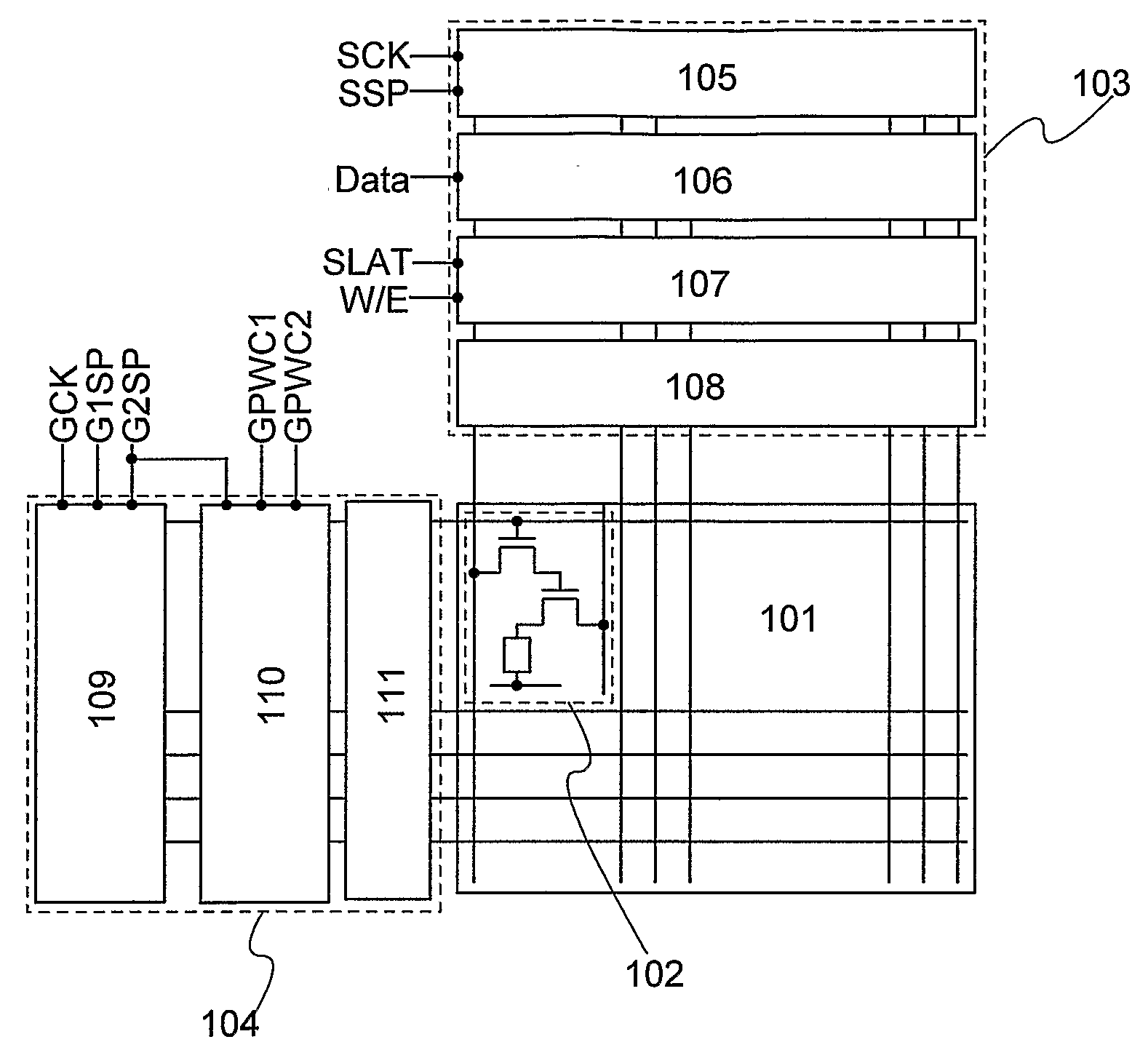 Display device and electronic apparatus using the same