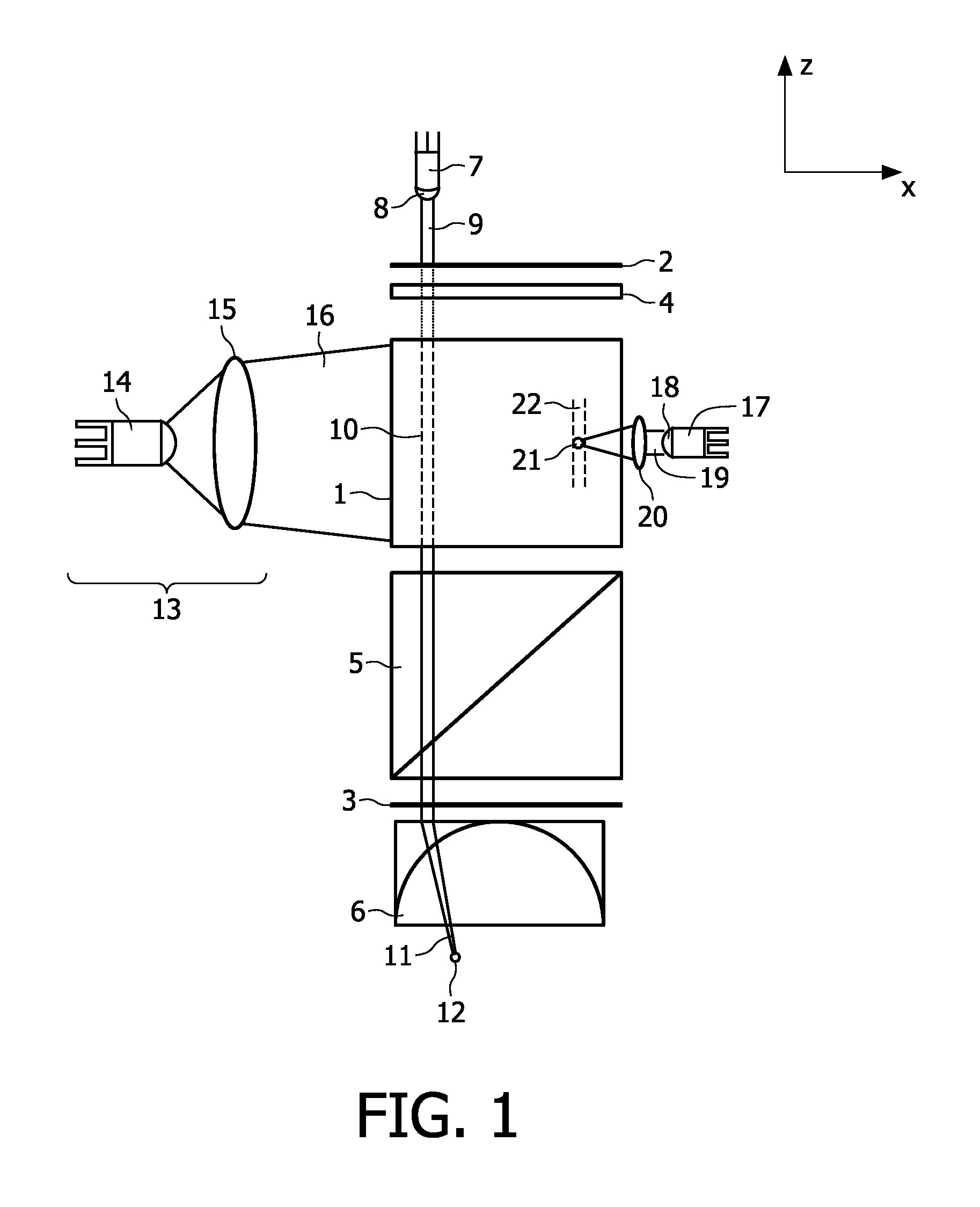 Method and device for generating a laser beam, a laser treatment device and a laser detection device