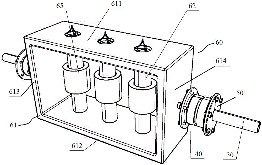 Road roller vibration device, road roller rolling wheel and road roller