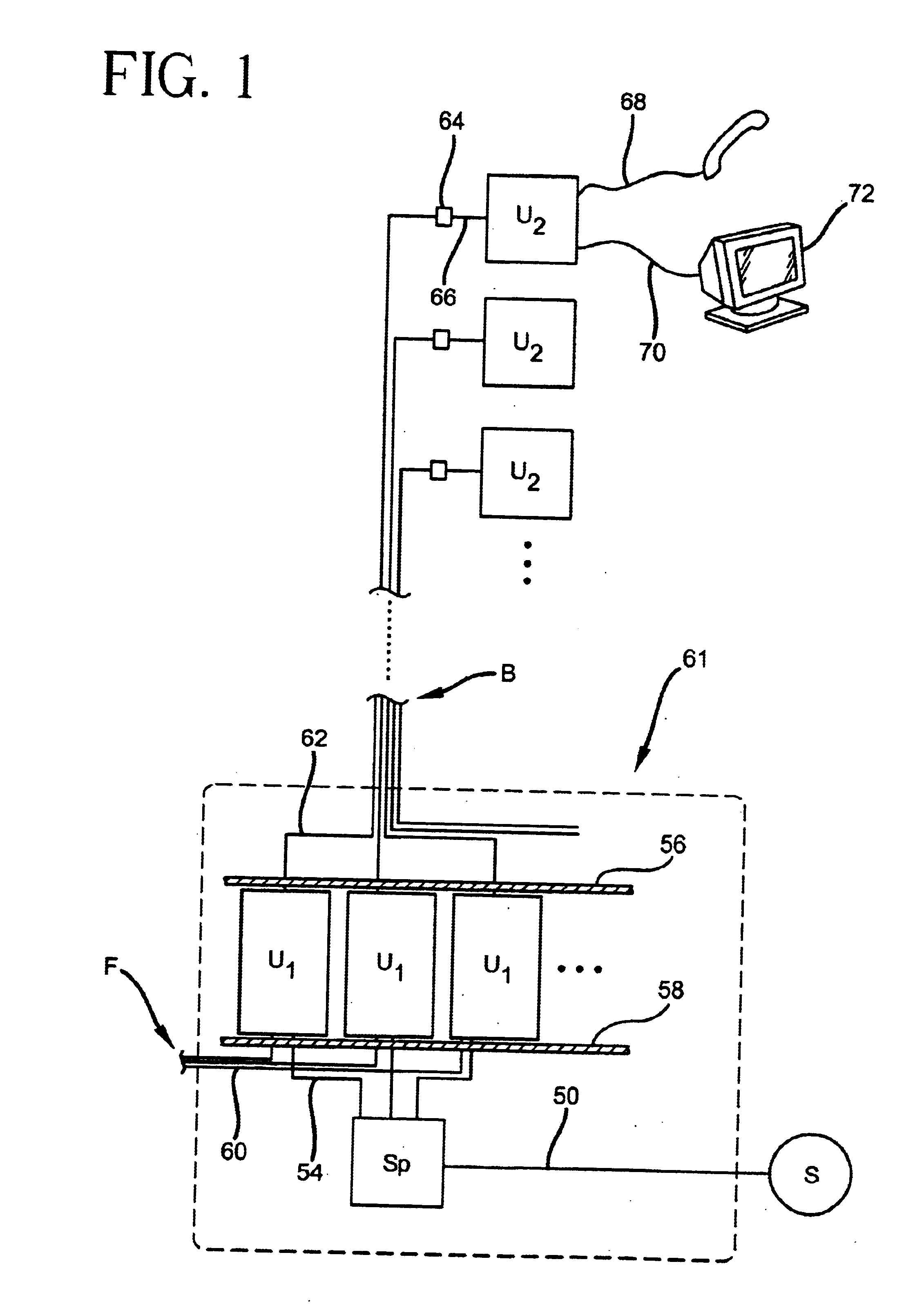 Video transmission system and method utilizing phone lines in multiple unit dwellings