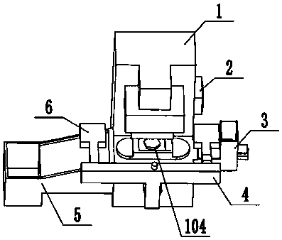 Automatic taking and punching device