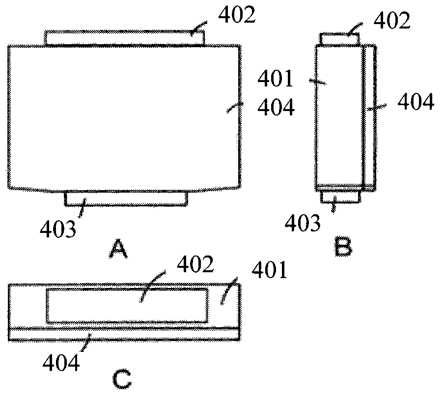 A gas nitrogen oxide content detection device