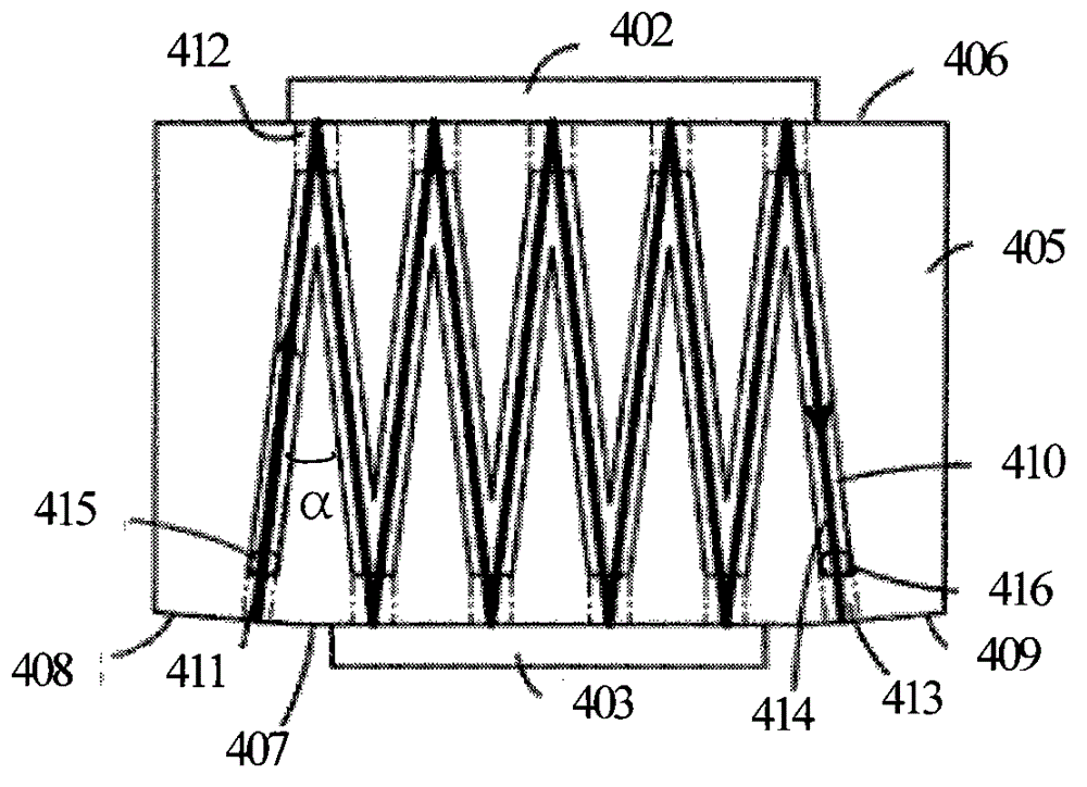 A gas nitrogen oxide content detection device