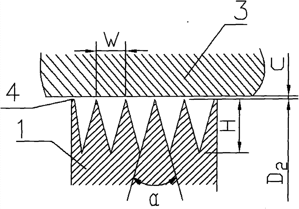 Vane structure for weakening axial flow pump vane top leakage flow and leakage vortex