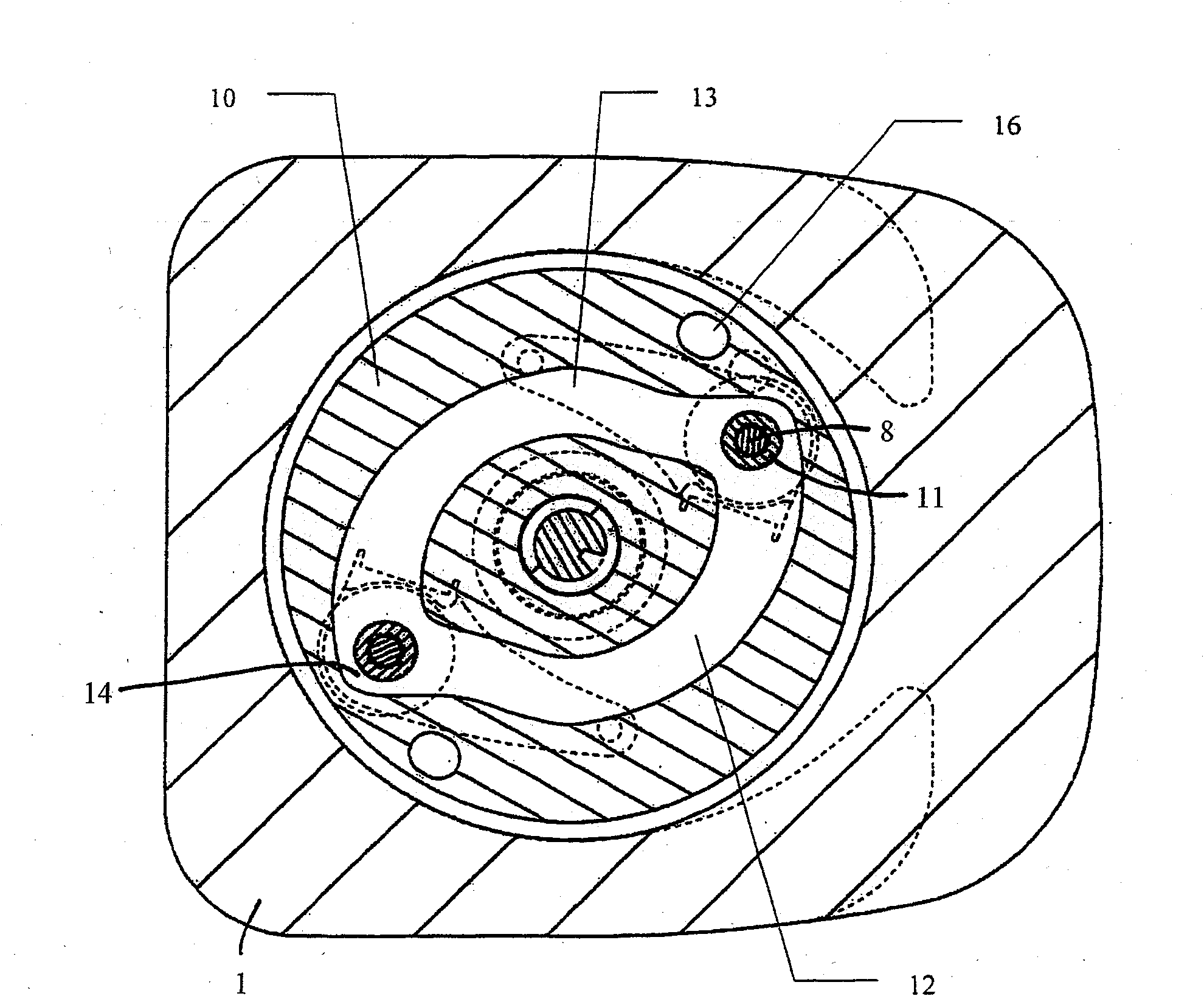 Peristaltic hose pump