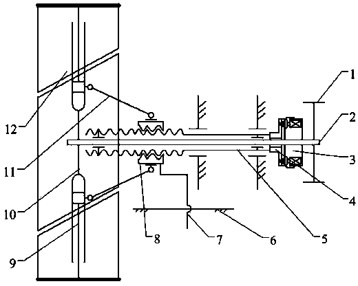 Electromagnetism separating-closing-type repeating folding and unfolding unlocking wheel mechanism