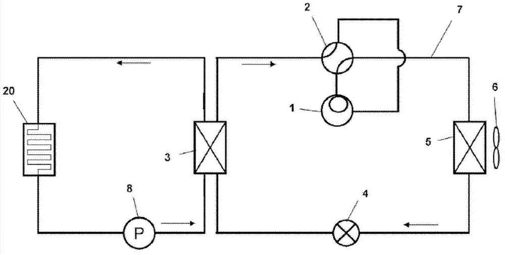 Heat pump hydronic heater