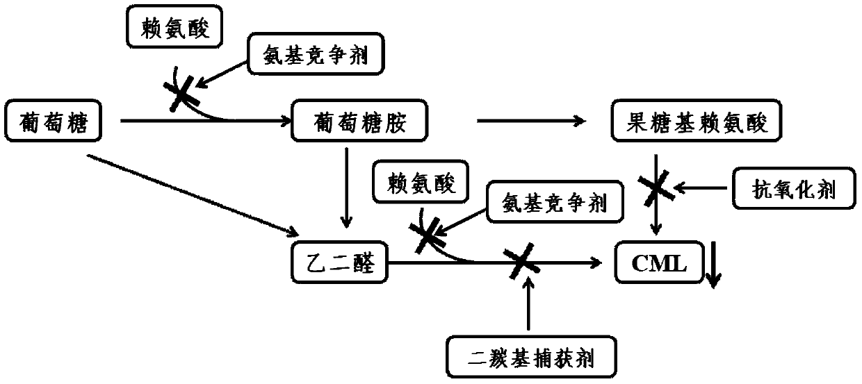 A kind of carboxymethyl lysine remover and its application