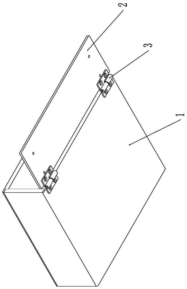 Hidden stretchable hinge and case using same