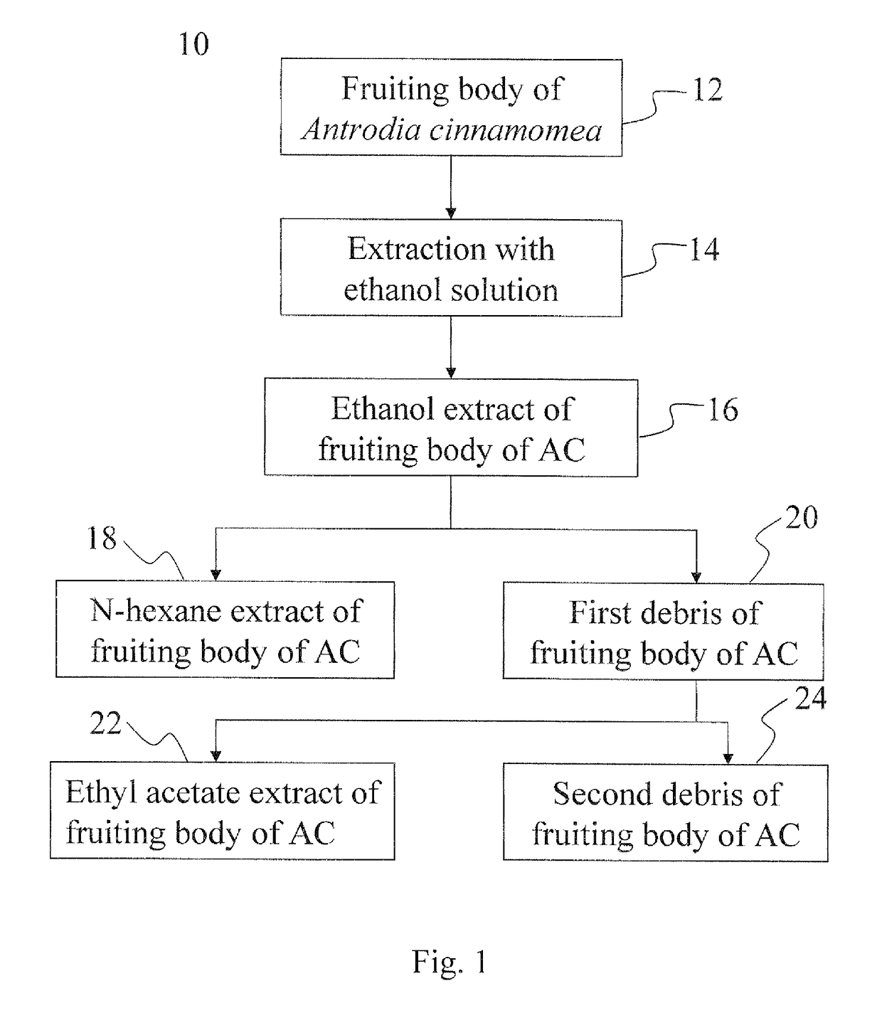 Triterpenoid composition of antrodia cinnamomea, preparation and analysis method thereof