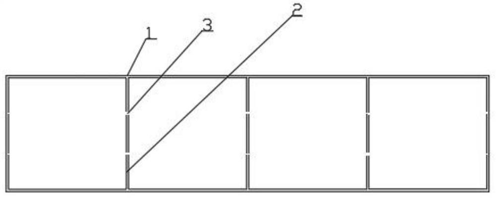 Method for improving flame cutting blanking precision of steel tube arch rib shell section base metal steel plate