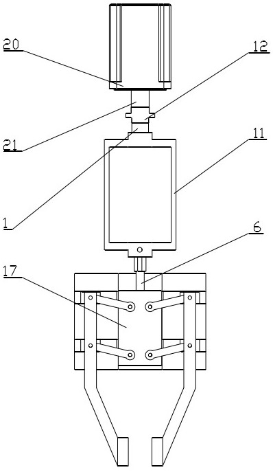 Novel portal crane rail clamping device