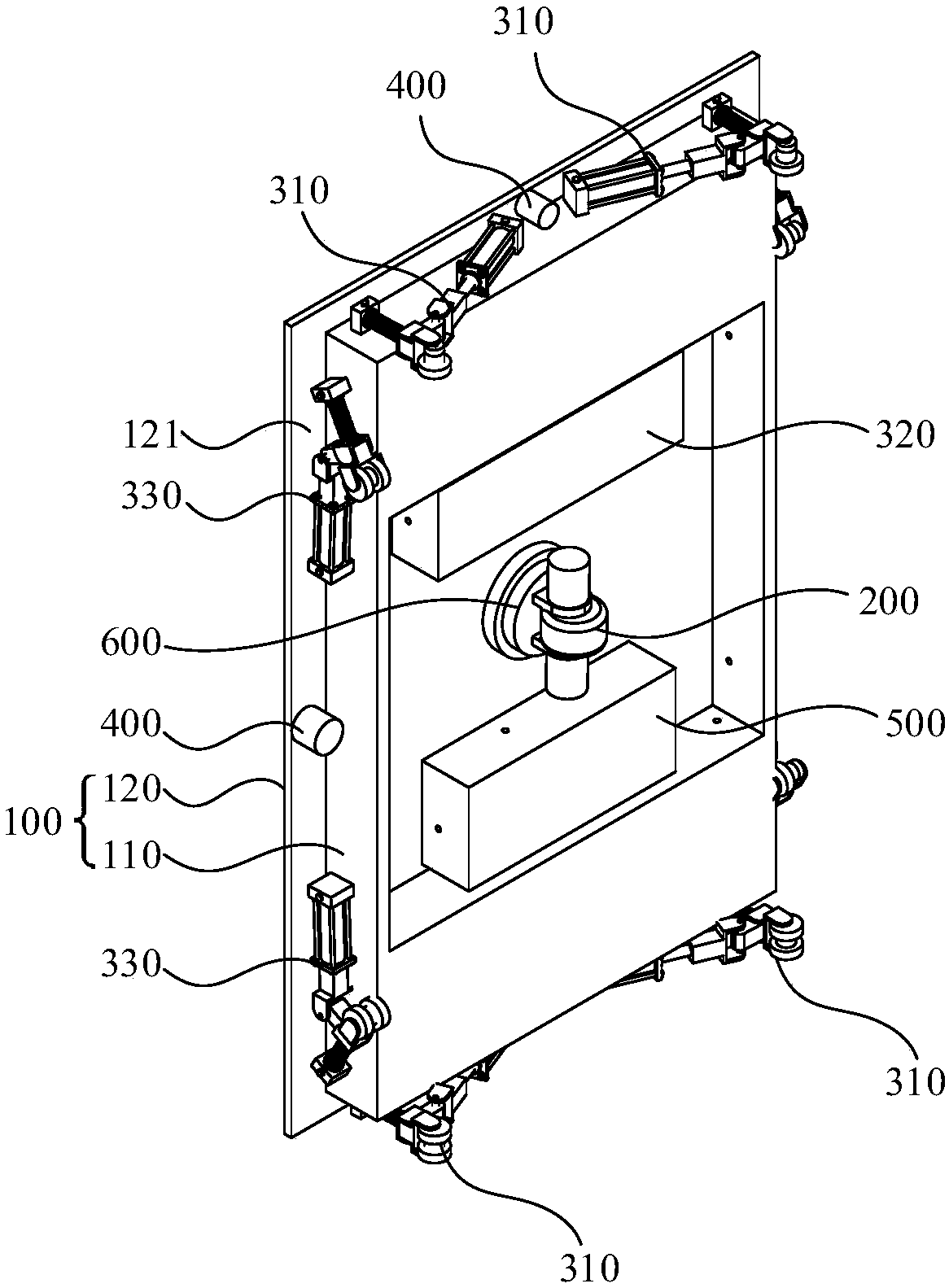 Guide-rail type automatic carrier vehicle and automatic parking lot