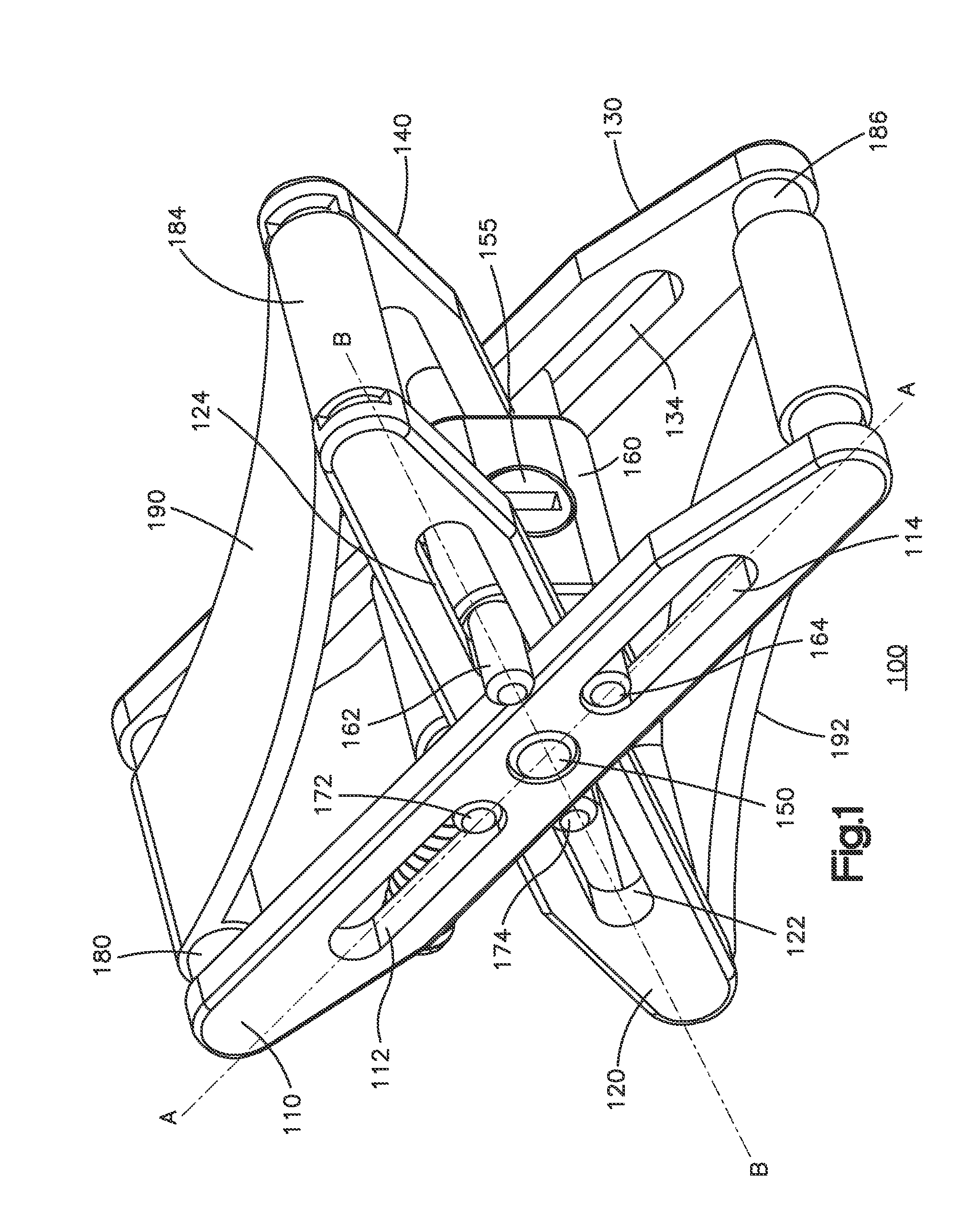 Expandable interspinous process spacer