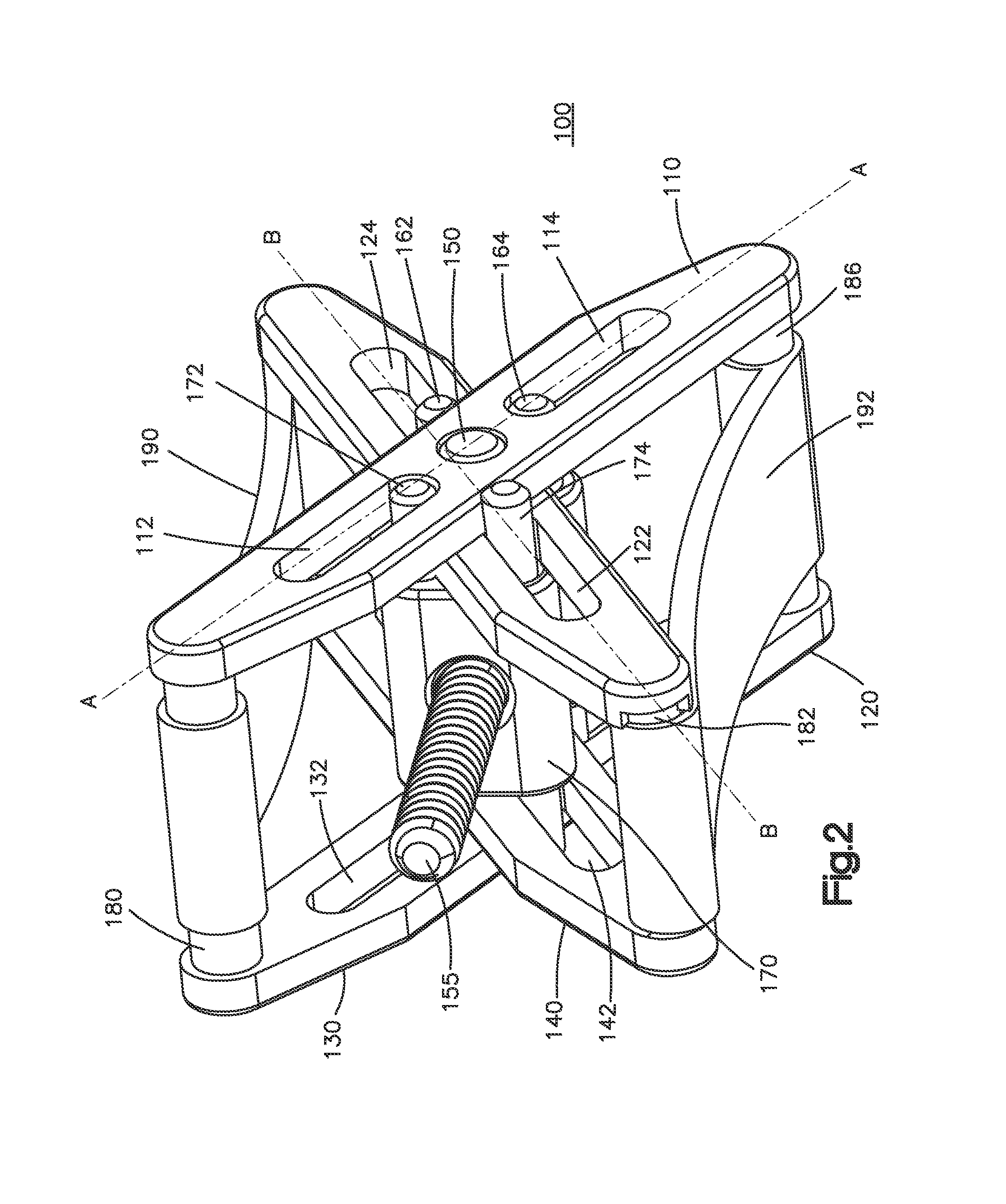 Expandable interspinous process spacer