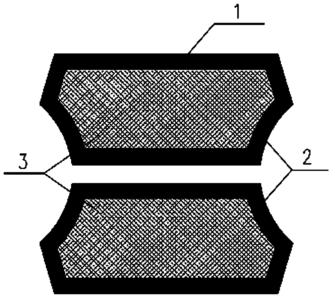 Waterproof elastic sealing gasket for segment joint of shield tunnel