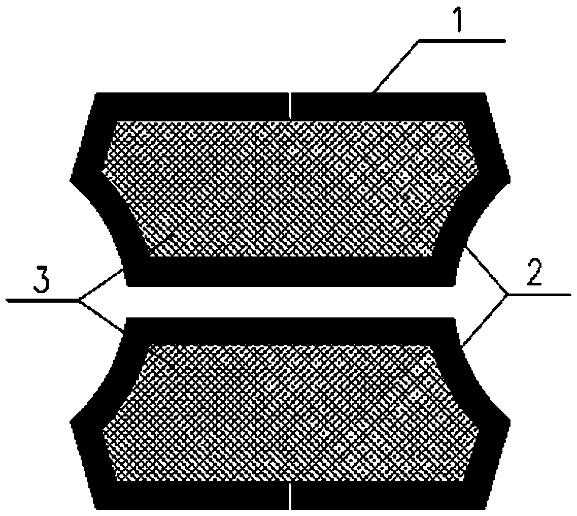 Waterproof elastic sealing gasket for segment joint of shield tunnel