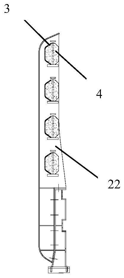 A rollable wind barrier structure