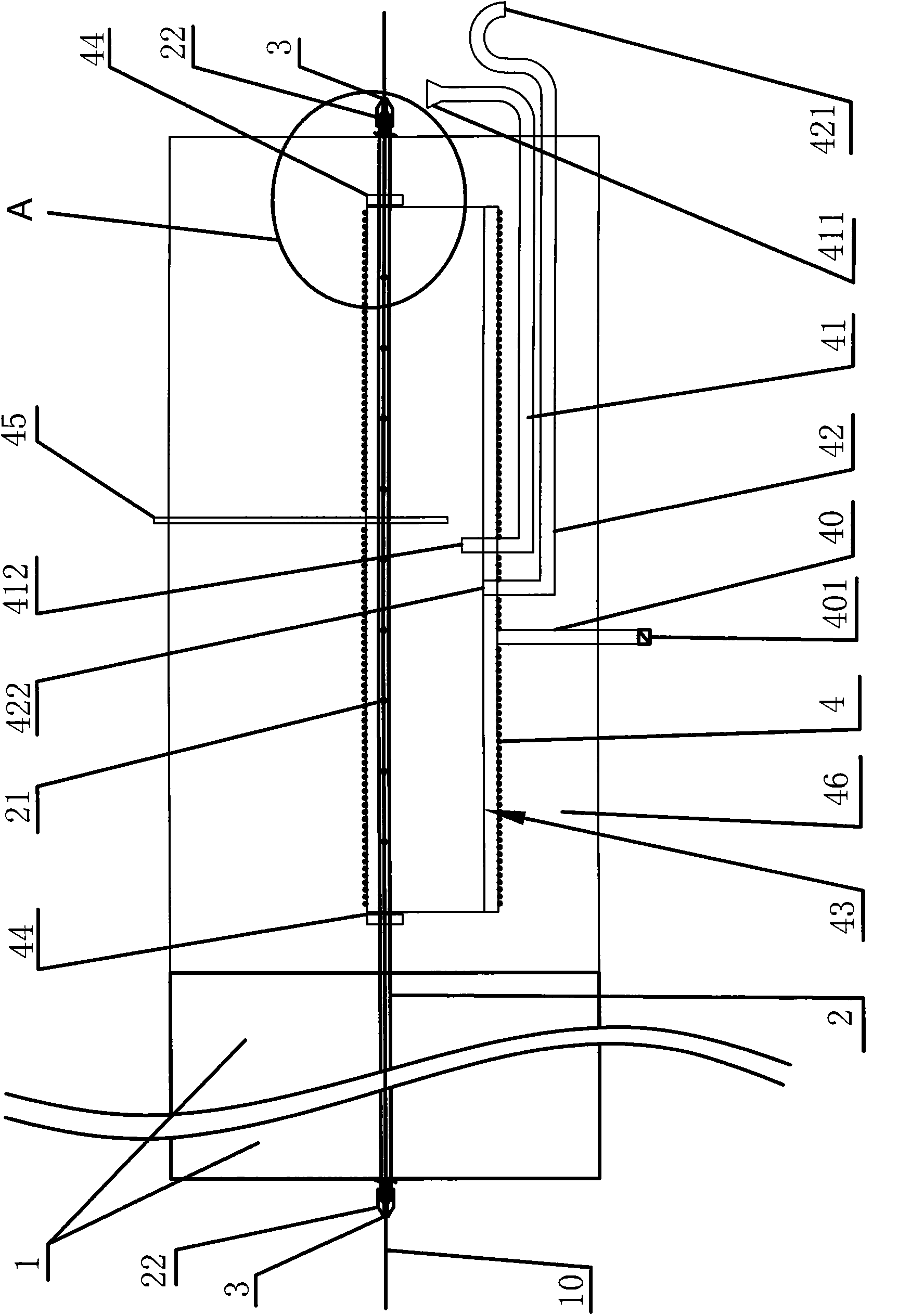 Energy-saving type continuous annealing furnace