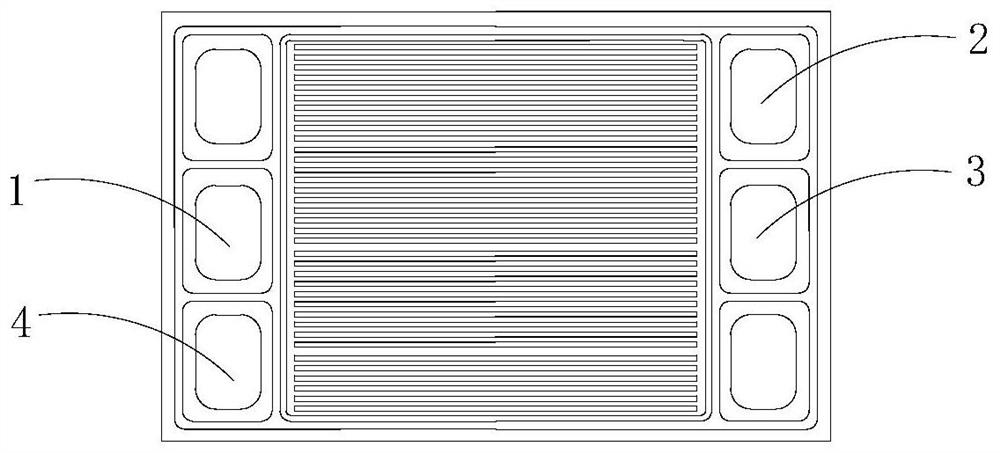 Batch detection tool and method for fuel cell bipolar plate leakage