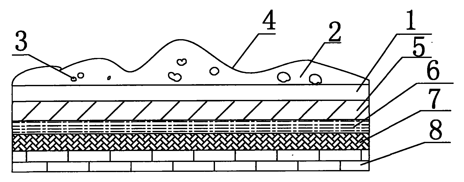 Anti-slip glass, multifunctional anti-slip glass floor and preparation methods thereof