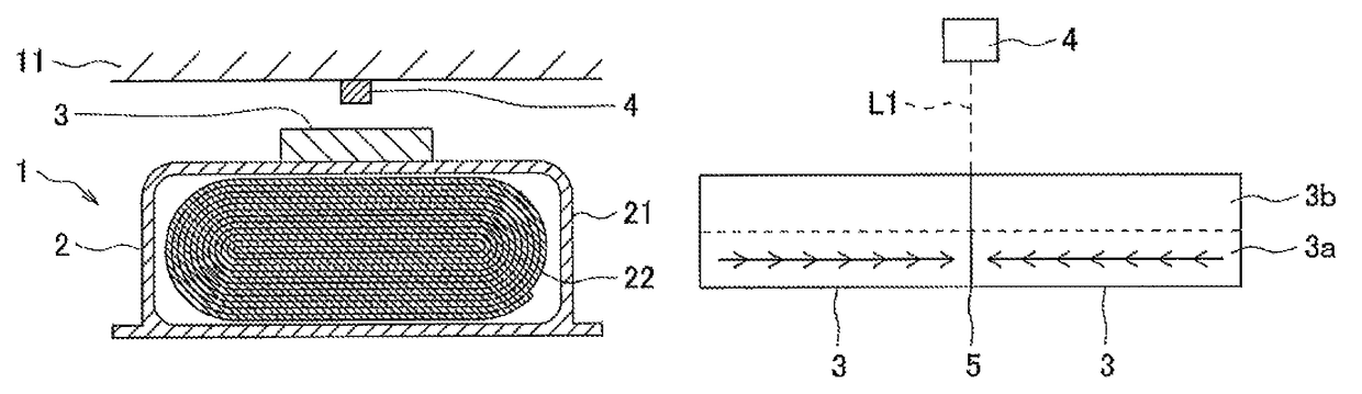 Sensor including a polymer matrix for monitoring sealed secondary battery, sealed secondary battery including the monitoring sensor, and method for monitoring sealed secondary battery