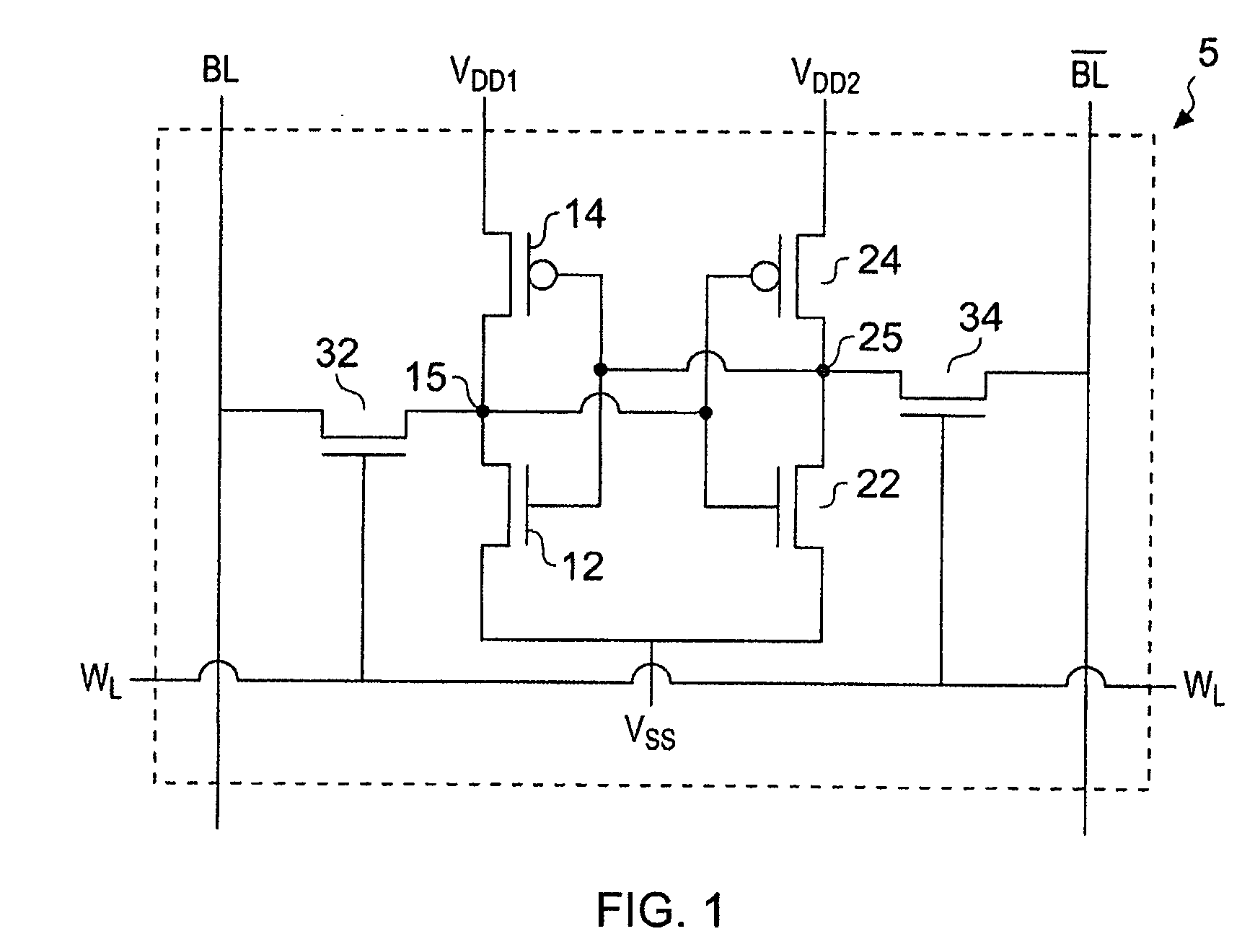 Controlling power supply to memory cells