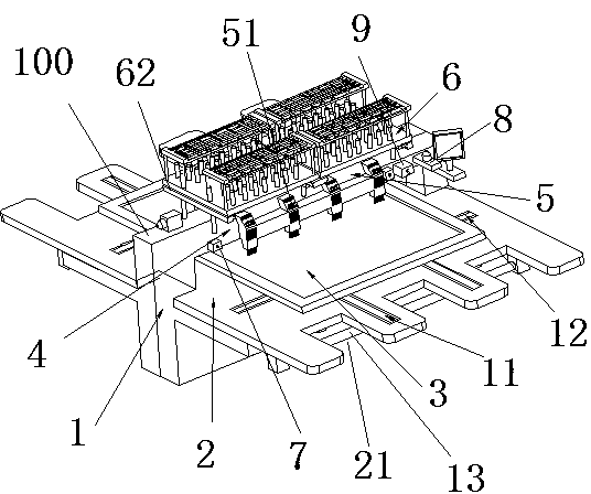 Double-sided intelligent embroidering machine